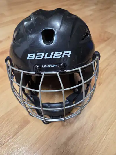 Kid's Bauer Lil Sport Helmet with Cage, View more