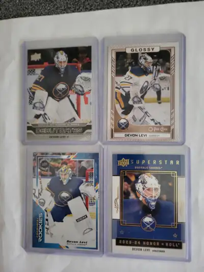 Buffalo Sabres Devon Levi 4 Carte Hockey Card, View more