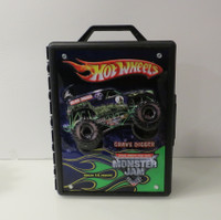 Hot Wheels Grave Digger Monster Jam Truck 3D Carrying Case