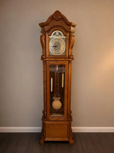  Beautiful vintage grandfather clock , View more