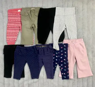 6-12 month girls pants lot , View more