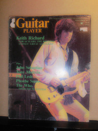 Guitar Player magazine nov 1977 Keith Richard cover
