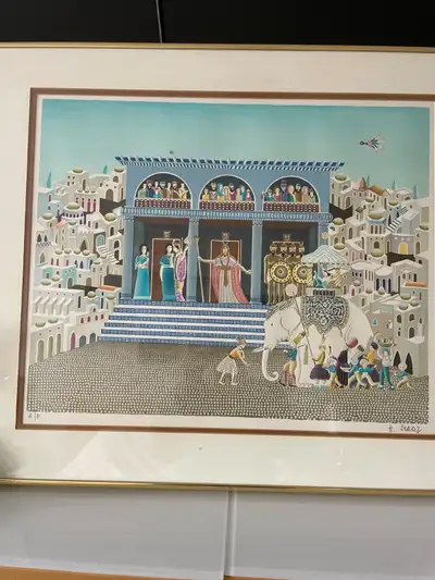 Print of King Solomon and the Queen of Sheba, View more