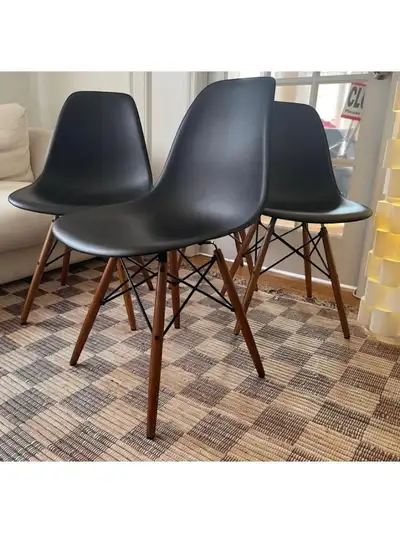 Eames Style Shell Dining Chairs — 9 Colors, $49 — Restaurant & Café Iconic Eames-style shell chairs...