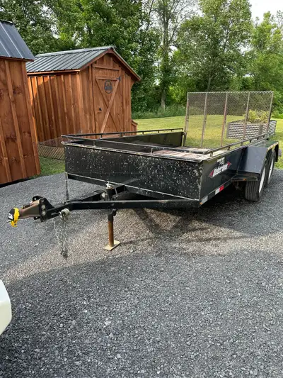 2022 6 x12 tandem utility trailer