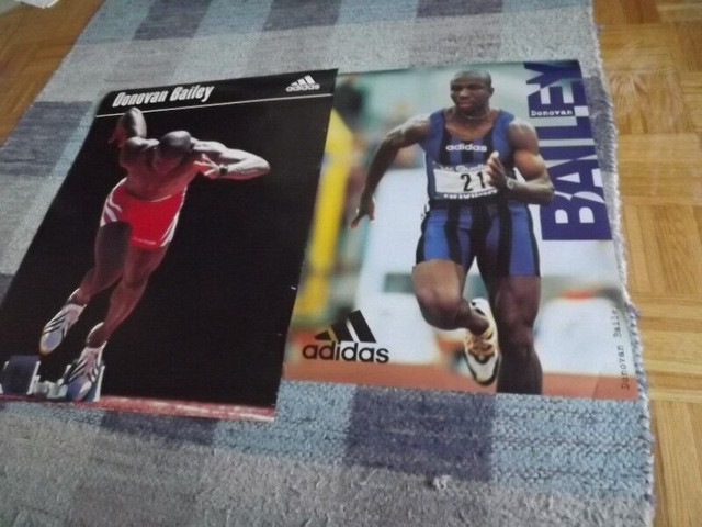 DONOVAN BAILEY,BEN JOHNSON & TERRY FOX TRACK&FIELD POSTERS&MAGS in Arts & Collectibles in City of Toronto