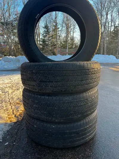 Bridgestone Dueler H/T 265/60R/20” Mud+Snow $650 OBO Used one summer 902-890-3460 for inquiry
