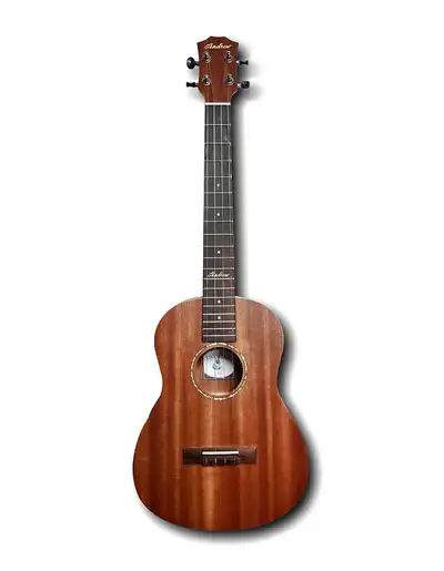 Andrew Ukulele CD-300 Brand New Brown Wood Finish 30" Baritone 4 String Body: Sapele Fretboard: Rose...