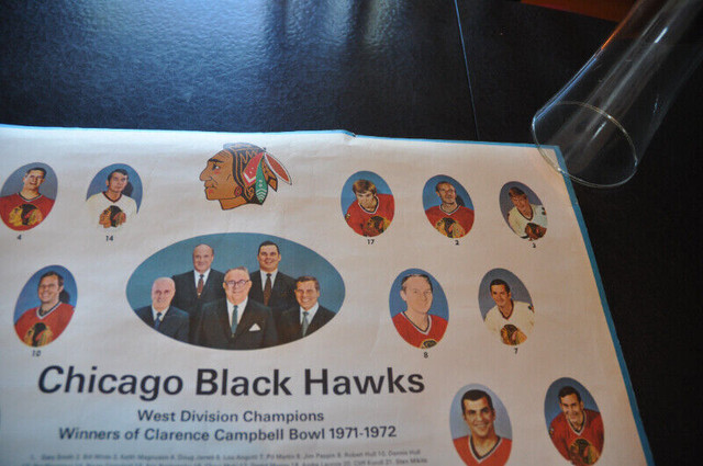 The Chicago black hawks 1971-1972 west divison champions calenda dans Art et objets de collection  à Victoriaville - Image 4