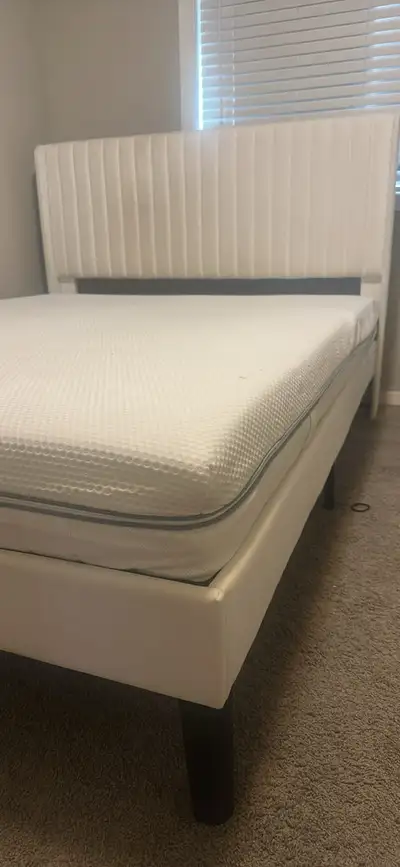 queen size bed and mattress , View more