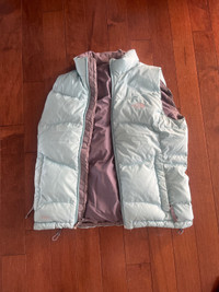 Teal Puffer Vest North Face 