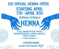 Eid special deals from  professional Henna  artist