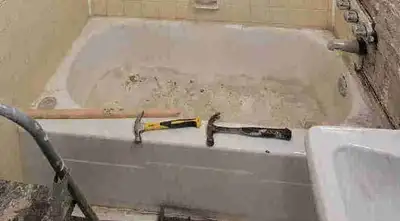 Free bathtub for scrap metal, View more