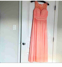 Peach Bridesmaid Dress