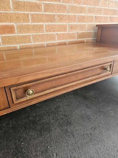 Vintage Walnut Coffee Table, View more