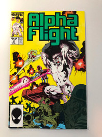 1st Jim Lee at Marvel in Alpha Flight #51 comic $25 OBO