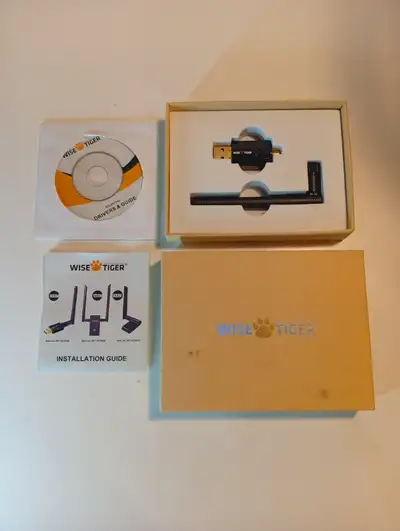 Wise Tiger WT-AC9006 USB Wi-Fi Adapter Antenna, View more