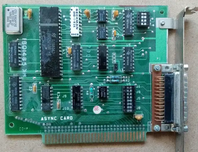 IBM 1501485 ISA 8 BIT ASYNC CARD64744835711233120