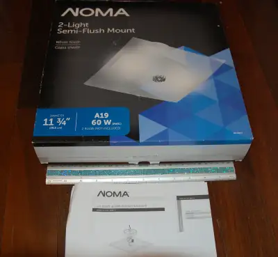 New 2-light, Semi-Flush Mount, View more