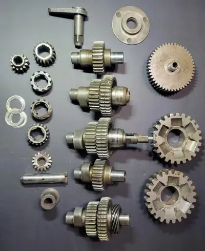 Antique Harley Davidson Motorcycle Sportster P cam lot, View more