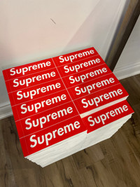 Supreme sticker  table 