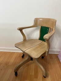Beautiful wooden office chair