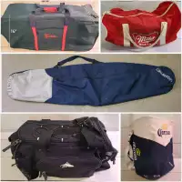 Multiple Duffel Bags Including Cooler & Snowboard