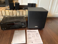 Yamaha HTR 6230 receiver and Polk RM 700 surround sound speakers
