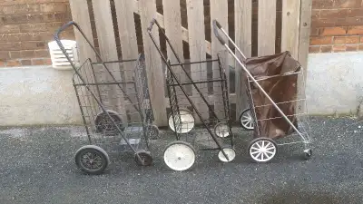÷ Many Grocery Carts, View more