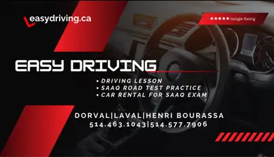 Dorval Road Test Preparation Practice on exam route plus use a same car for Driving Exam. Book now a...