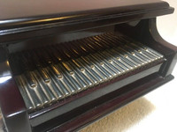 Vintage Retro Large PIANO MUSIC JEWELLERY Box Wonderful