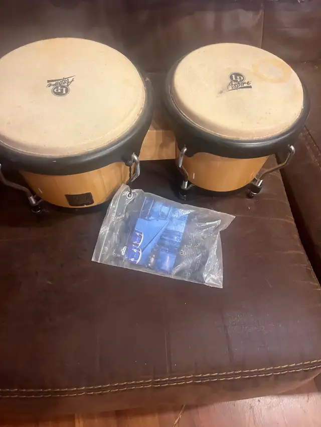The Latin Percussion Aspire Wood Bongos (LPA601-AW) feature natu