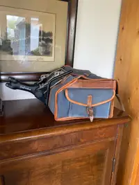 Vintage Gilles Berthoud seat post randonneur bag