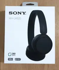 Brand New! Factory Sealed Sony WH-CH520 On-Ear Headphone