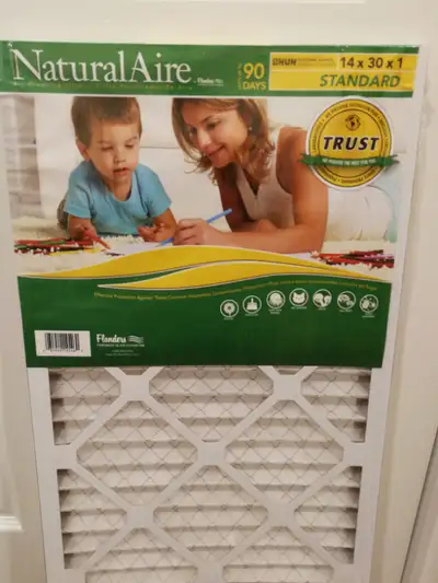 The NaturalAire furnace filters 14X30X1, View more