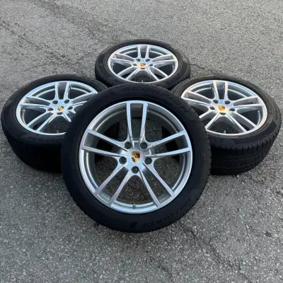 Cayenne Sport Design 20" Staggered Porsche Cayenne SUV - Coupe Original (2022) High Gloss Silver Rim...
