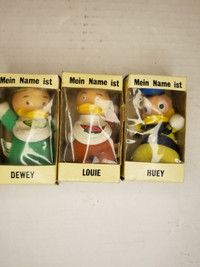 Very Rare Vintage 1970s Huey Dewey Louie Disney figures