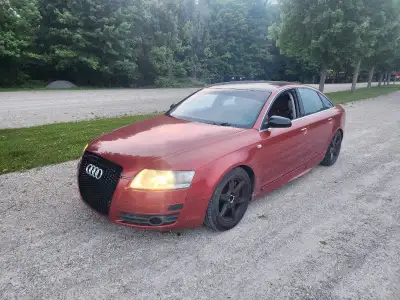 have a 2004 Audi a6 runs and drives good, needs a battery and a radio. bodys clean with s6 grill. cu...