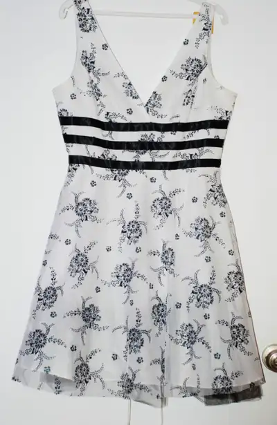 white-black Dress Large size - birthday, prom,.., View more