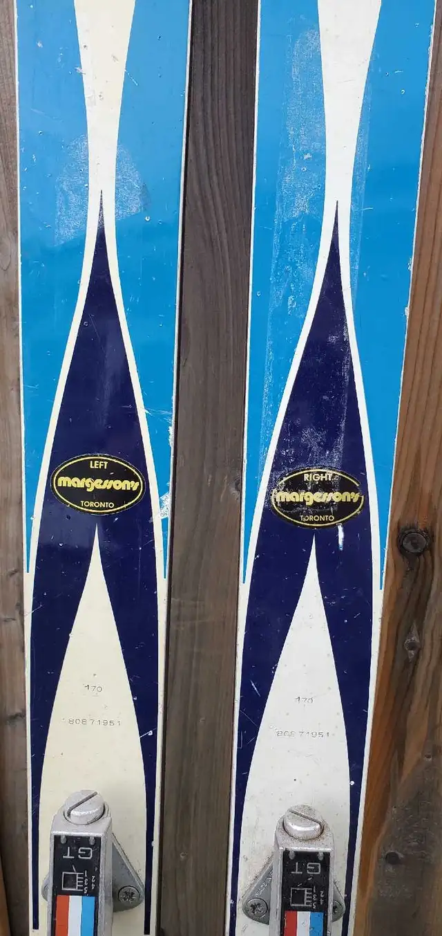 Vintage Kneissl Downhill Skis with Rossignol Poles in Ski in Oshawa / Durham Region - Image 5