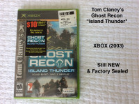 Ghost Recon : Island Thunder (XBOX 2003) - Still New / Sealed !!