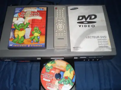 Samsung DVD-S221 DVD Player WITH Remote AND AV Cables, View more