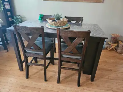 kitchen table set bar height , View more