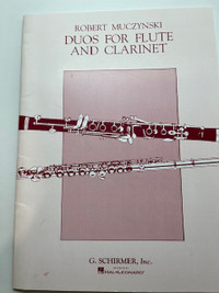 Robert Muczynski Duos for Flute and Clarinet