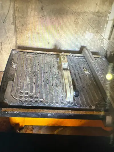 I am selling a used tile cutter, perfect for your tiling projects. This sturdy tool is ready to help...