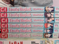 Fruits basket manga, various volumes