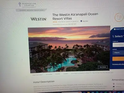 Maui Hawaii Westin Ka'anapali 5 Star plus resort, View more