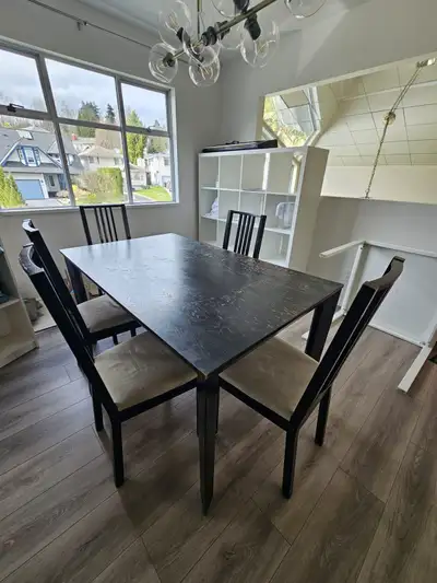 Dinning table and chairs, View more