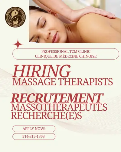 【Hiring】Massage Therapists, View more