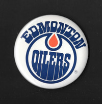 Sport Hockey - Macaron NHL diamètre de 3½ pouces Oilers Edmonton
